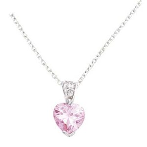 Collier argent rhodié