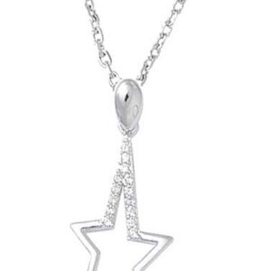 Collier Argent Rhodié