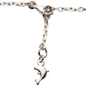 Chaîne de cheville argent dauphin