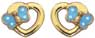 Boucles d'oreilles laquées