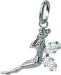 Pendentif or gris oxydes