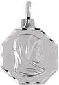 MÉDAILLE VIERGE OR GRIS