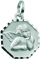 MÉDAILLE ANGE OR GRIS