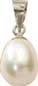 Pendentif or gris perle de culture d'eau douce