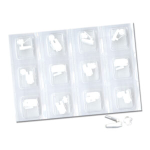 Embouts et Protections plastiques STANDARD à USAGE UNIQUE pour appareil GSTUD (carte de 12)