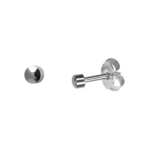 Boutons de Perçage MINI BOULE - sans Nickel (carte de 12 paires)