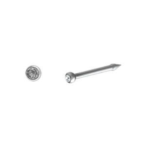 Blister d'une MINI PIERRE sertie Diamant et  d'un Nécessaire de Perçage en Titanium Acier - sans Nickel