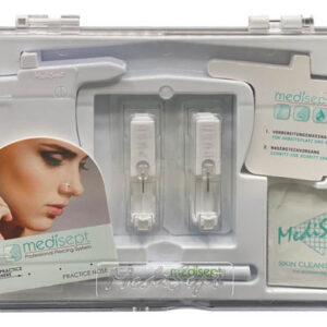 Appareil pour Nécessaire de Perçage Nez nouveau modèle - Crayon médical - 2 blisters d'1 Bouton de Perçage Nez