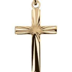 Croix plaqué or