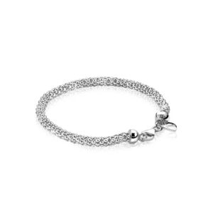 Bracelet argent rhodié