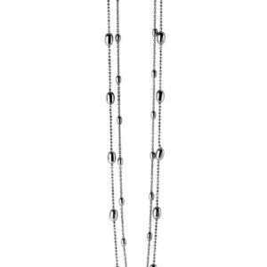 Collier argent rhodié