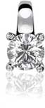 pendentif argent rhodié