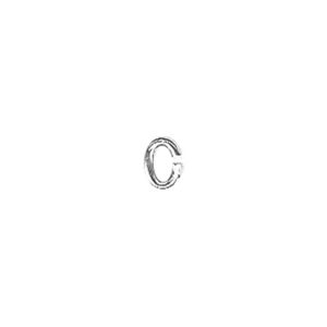 Anneau d'Emmaillement Ovale 4,5 mm Argent 925/1000°(minimum 12)