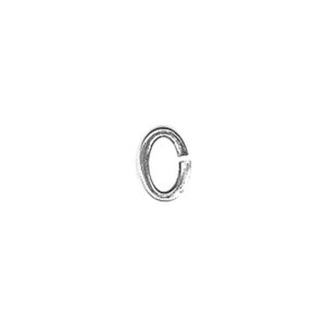 Anneau d'Emmaillement Ovale 6 mm Argent 925/1000°(minimum 12)