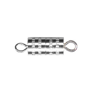 Fermoir à Visser 5 mm Métal Argenté (minimum 6)