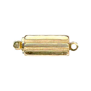 Fermoir Collier 1 rang Cliquet Argent Plaqué Doré