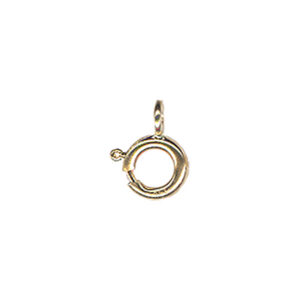 Anneau-Ressort Ø 5,5 mm Or Champagne 750/1000°