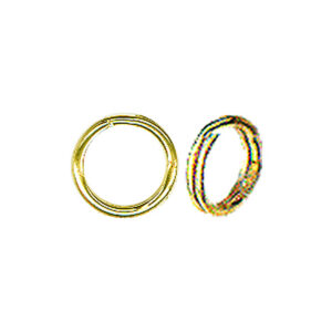 Anneau Brisé Ø 8 mm Plaqué Or (minimum 12)