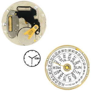 Mouvement de Montre FE - 10 1/2 - 3 Aiguilles/Jour et Date