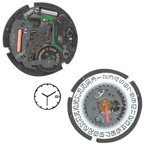 Mouvement de Montre ISA 317/103 - 11 1/2 - 3 aiguilles/Dato