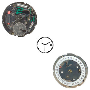 Mouvement de Montre ISA 389/31 - 8 3/4 - 3 Aiguilles/Dato