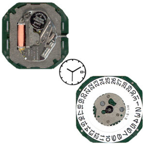 Mouvement de Montre MIYOTA - 11 1/2 - 3 Aiguilles/Dato