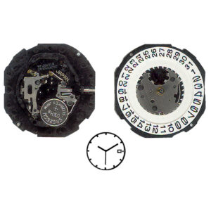 Mouvement de Montre PC - 10 1/2 - 3 Aiguilles/Dato