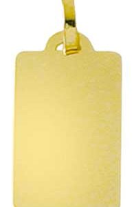 Médaille en or rectangulaire