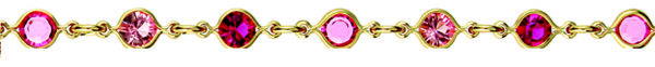 18 cms rond rose pâle et foncé