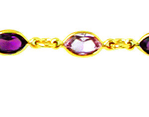 18 cms navette parme mauve