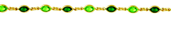 18 cms navette vert clair et foncé