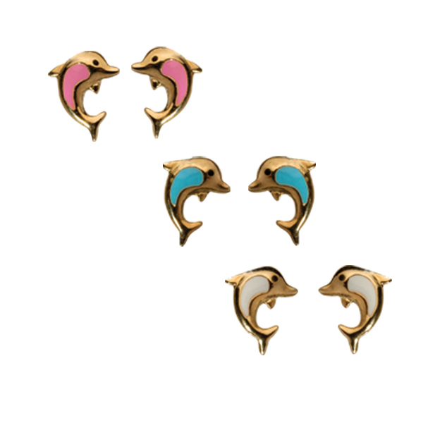 Boucles d'oreilles laquées