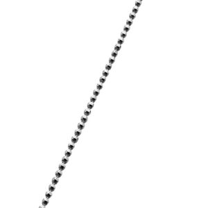 Chaine argent rhodié