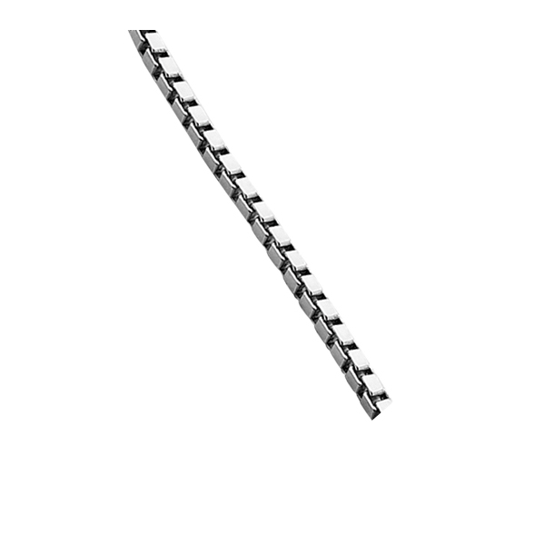 Chaine argent rhodié