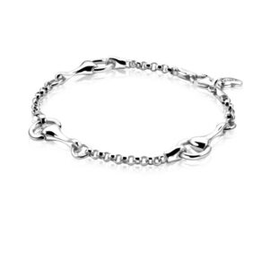 Bracelet argent rhodié
