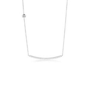 Collier argent rhodié