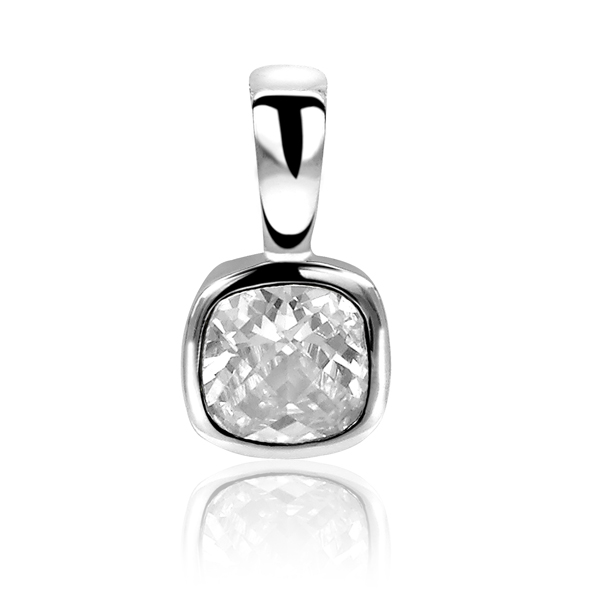 Pendentif argent rhodié oxyde
