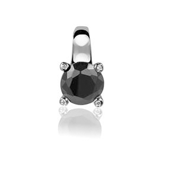 pendentif argent rhodié