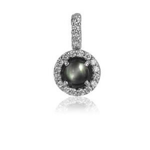 pendentif argent rhodié