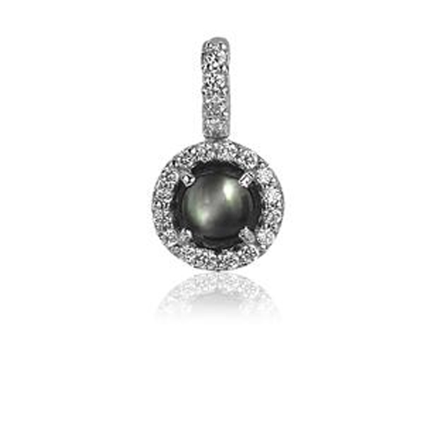 pendentif argent rhodié