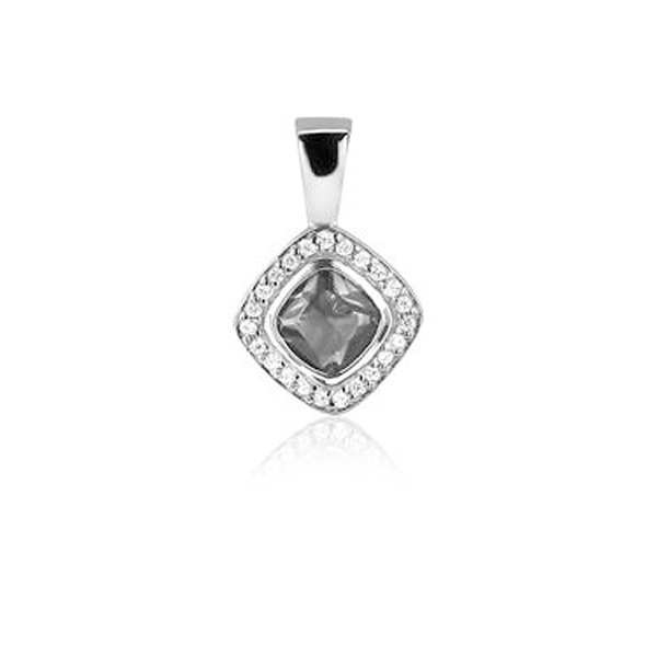 pendentif argent rhodié