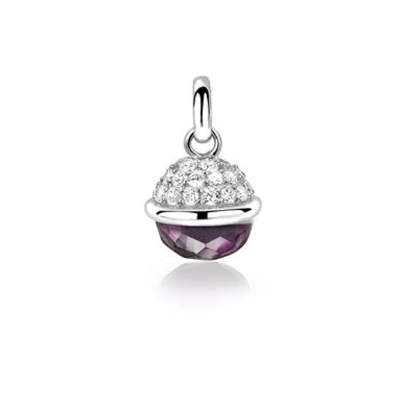 pendentif argent rhodié
