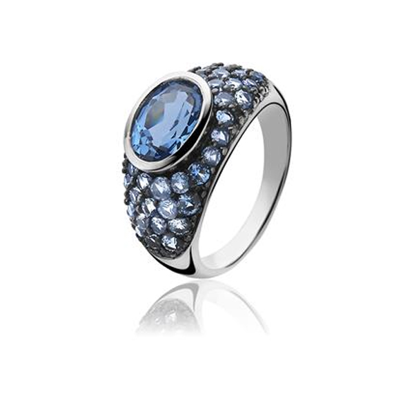 bague argent rhodié