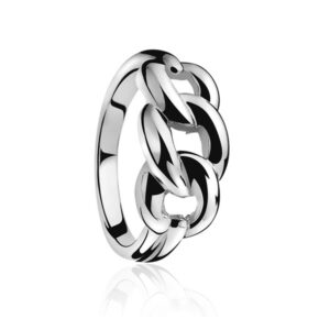 Bague argent rhodié