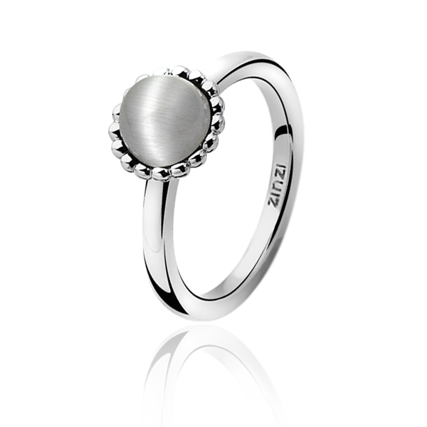 Bague argent rhodié