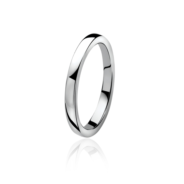 Bague argent rhodié