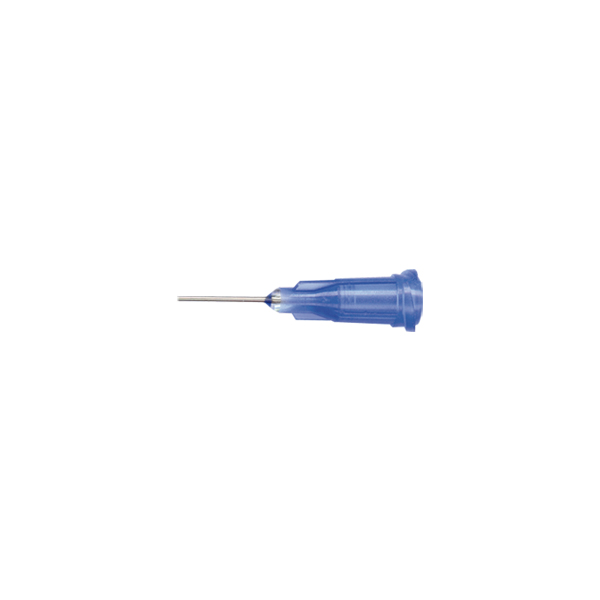 Aiguille Brasure Plastique 13mm - Pointe Inox BLEUE Ø 0,40