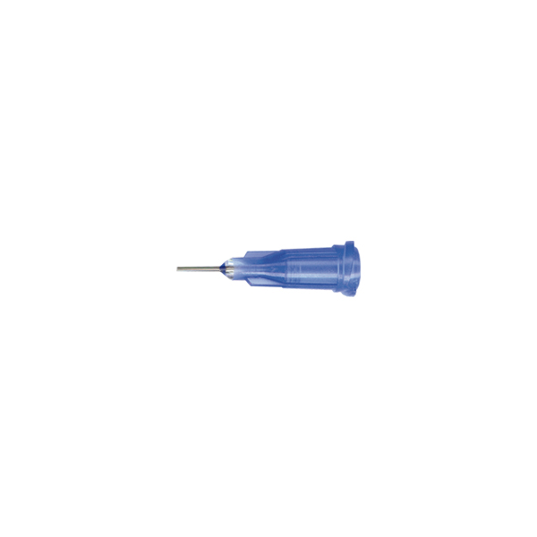 Aiguille Brasure Plastique 6mm - Pointe Inox BLEUE Ø 0,40
