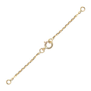 Chainette de Sûreté Collier Forçat Or jaune 375/1000