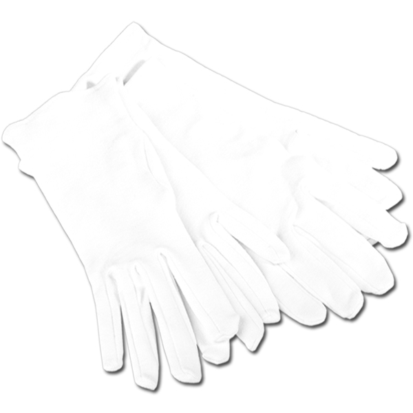 Paire de gants Homme blancs